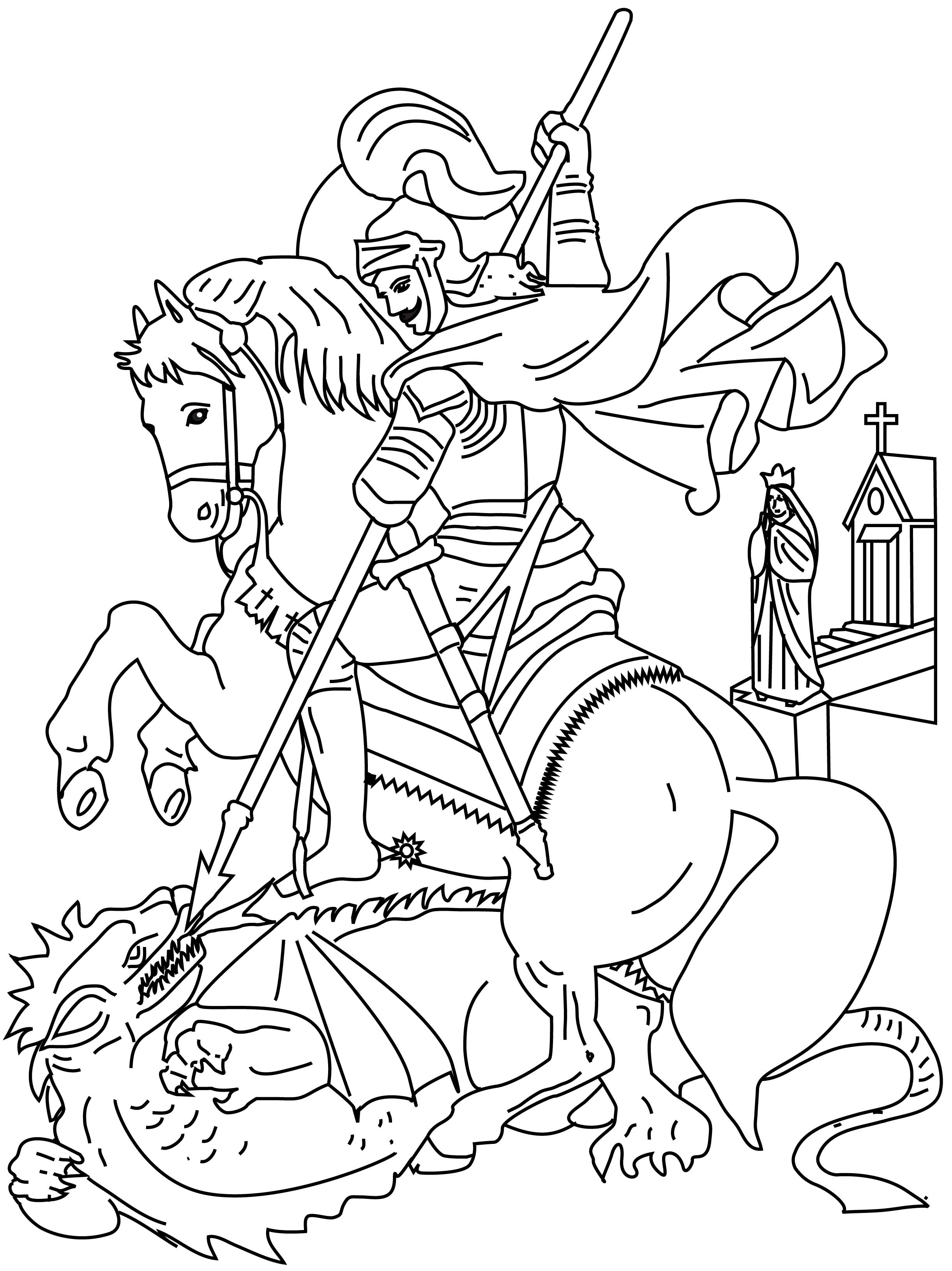 saint of the day coloring pages - photo #11